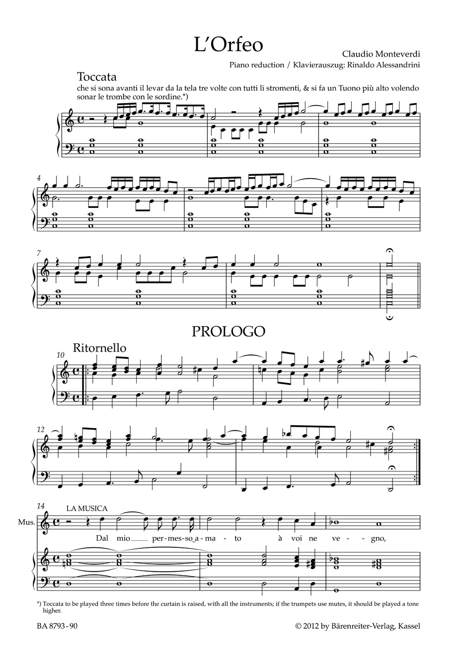 Other Cover Image L'Orfeo