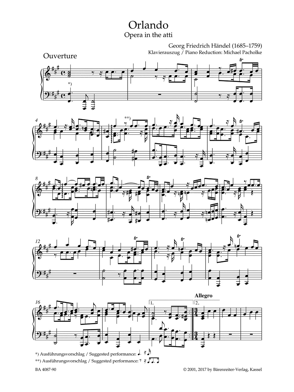 Other Cover Image Orlando HWV 31