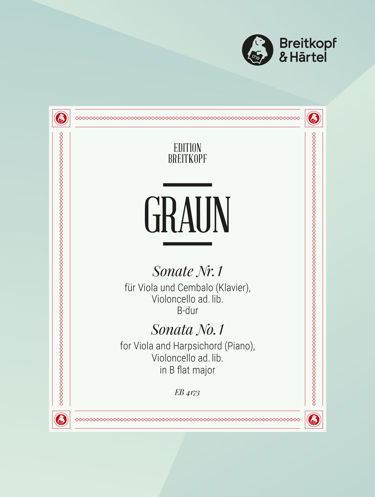 Other Cover Image Sonate Nr. 1 B-dur