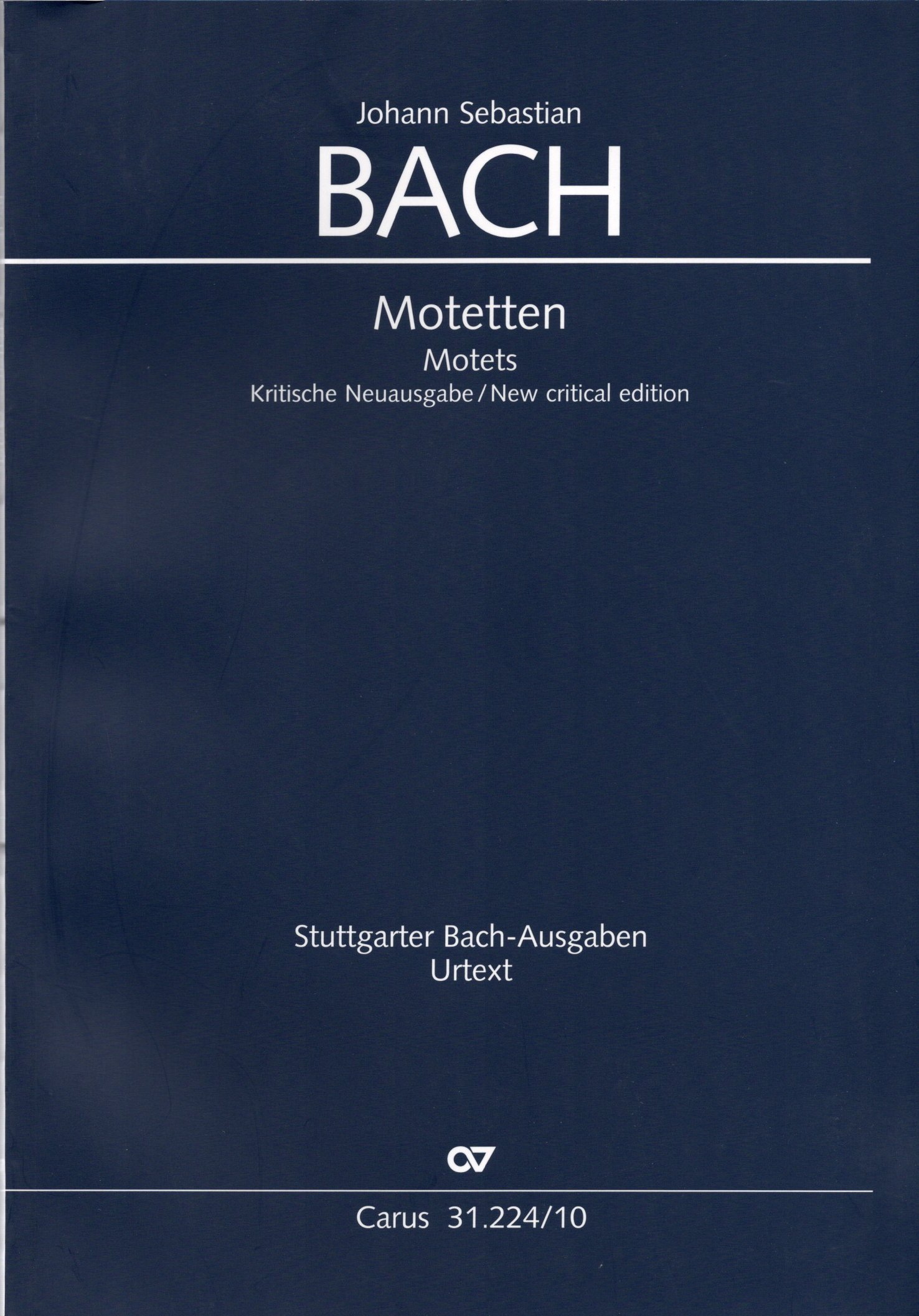 Front Cover Image Sämtliche Motetten (ohne Bc)