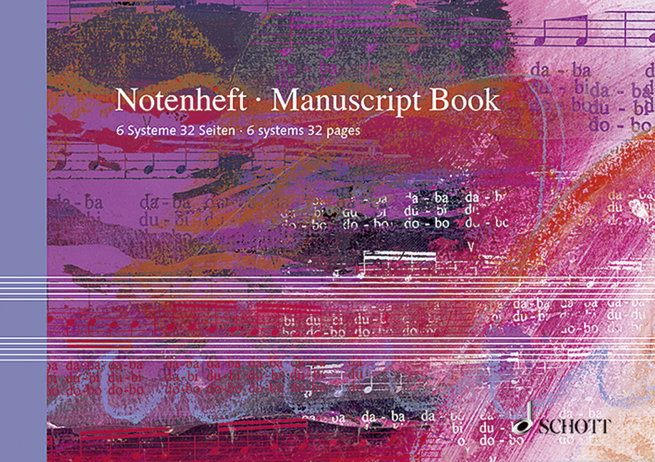 Front Cover Image Notenheft Din A5 quer