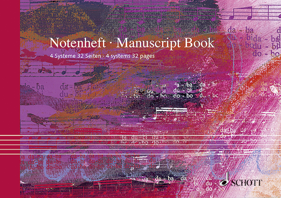 Front Cover Image Notenheft Din A5 quer