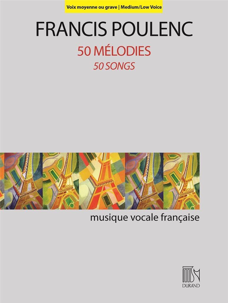 Front Cover Image 50 Mélodies