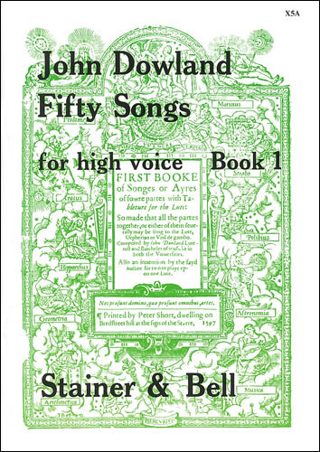 Front Cover Image Fifty Songs. Book 1. High Voice