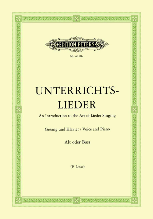Front Cover Image Unterrichtslieder