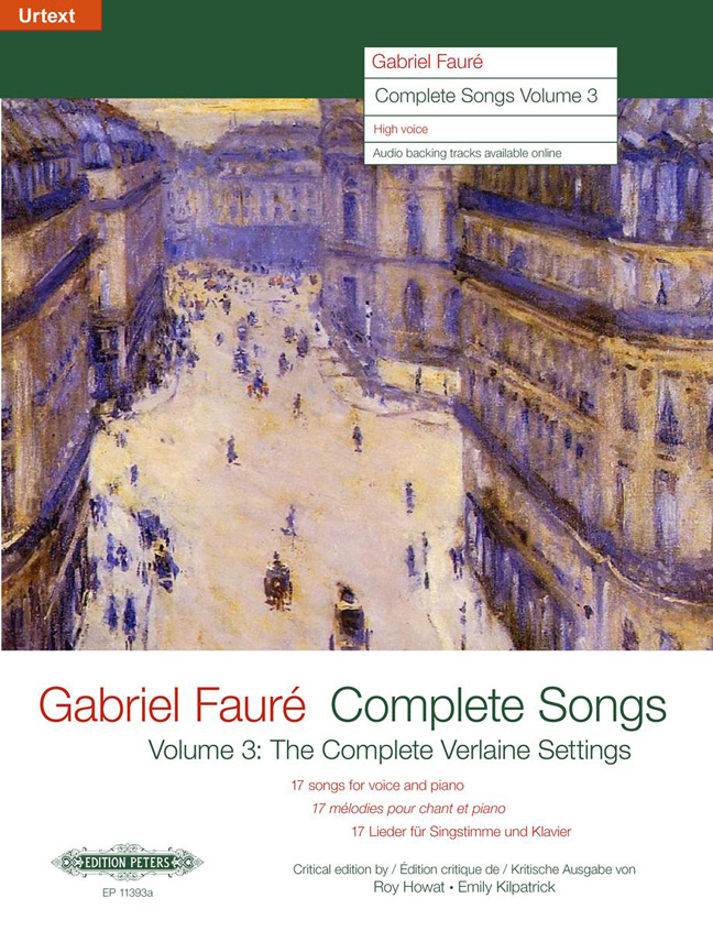 Front Cover Image Complete Songs / Sämtliche Lieder, Band 3 (The Complete Verlaine Settings)