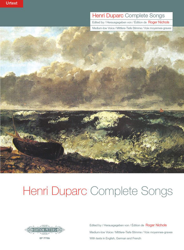 Front Cover Image Complete Songs (Sämtliche Lieder) für Singstimme und Klavier