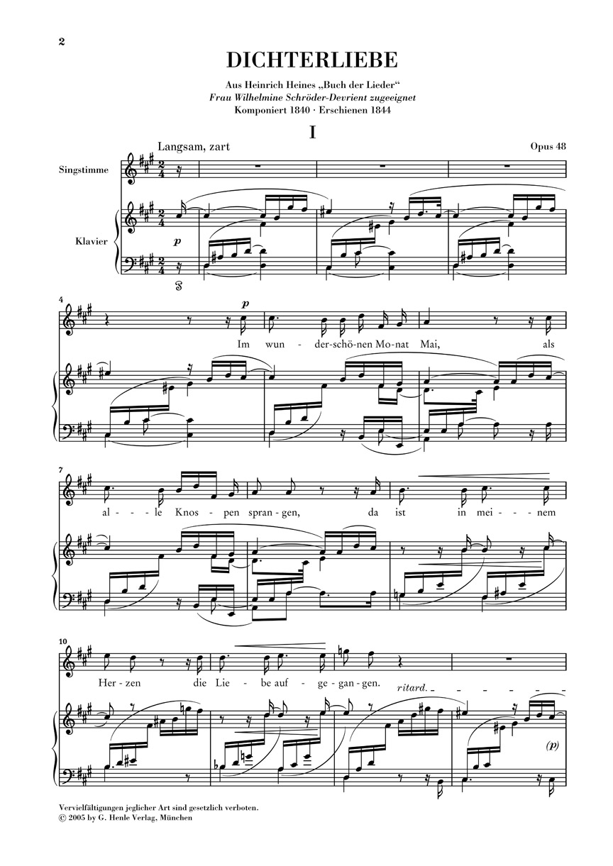 Other Cover Image Dichterliebe op. 48