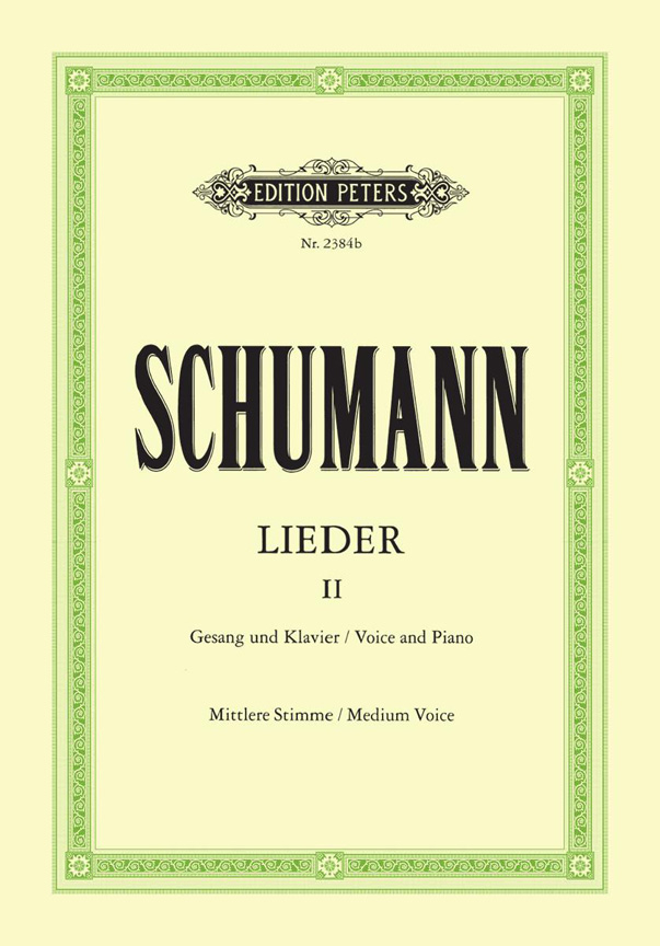 Front Cover Image Lieder, Band 2 für Gesang und Klavier