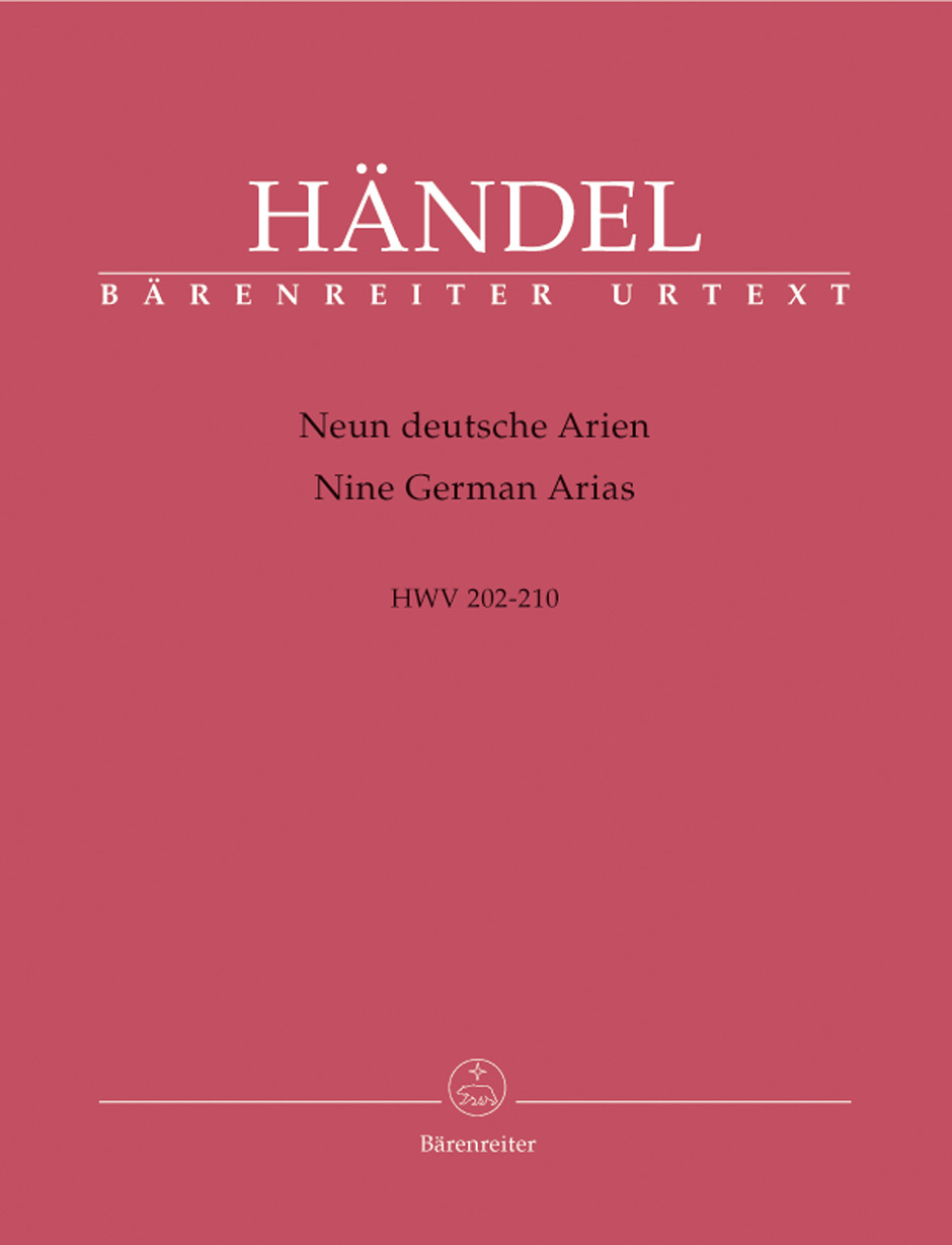 Front Cover Image Neun deutsche Arien HWV 202-210