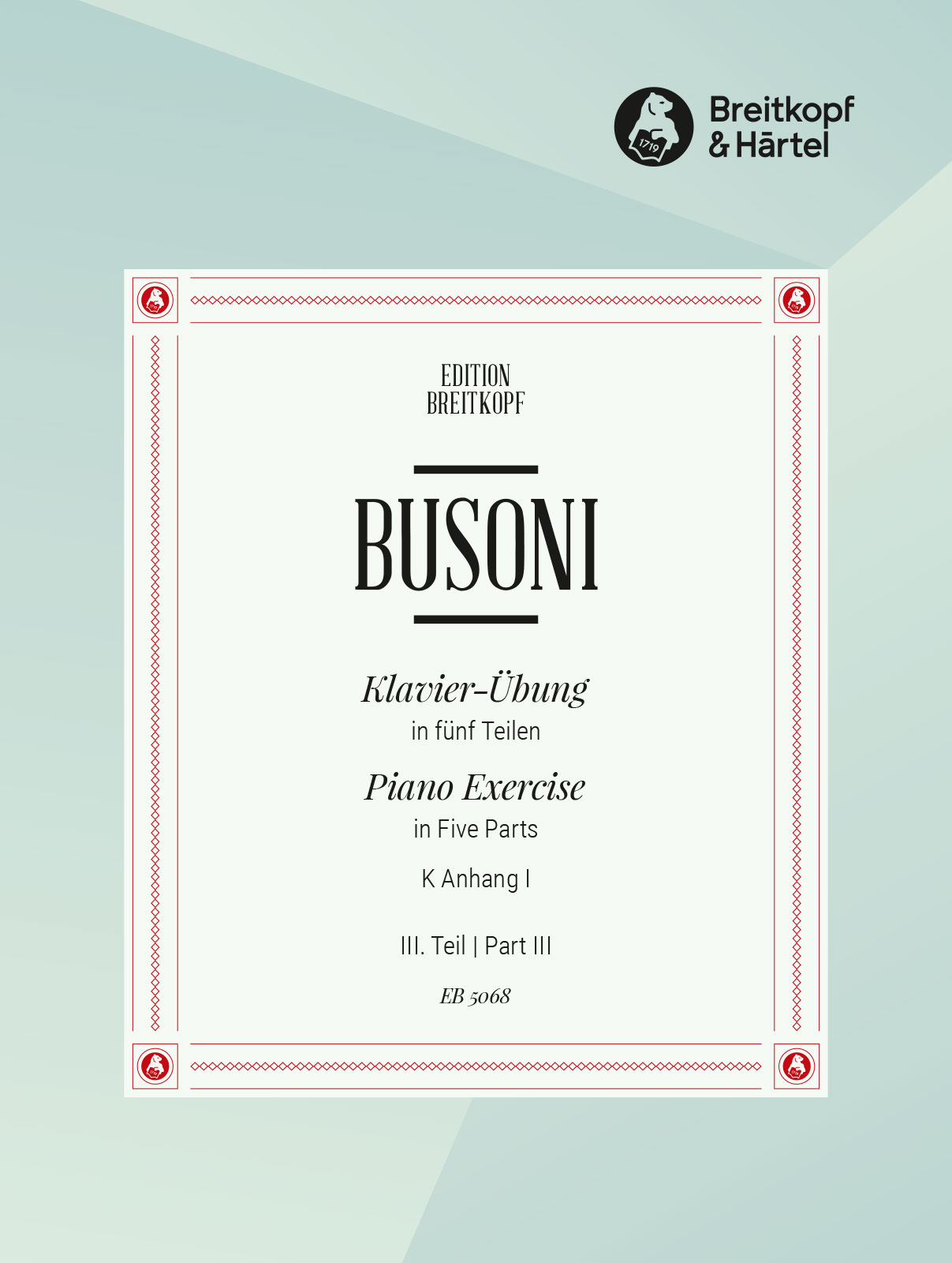 Other Cover Image Klavier-Übung in fünf Teilen Nr. 3 BusWV Anh. I