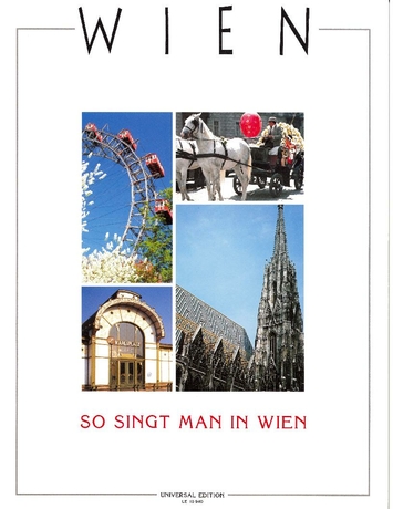 Front Cover Image So singt man in Wien für Klavier allein oder Gesang und Klavier