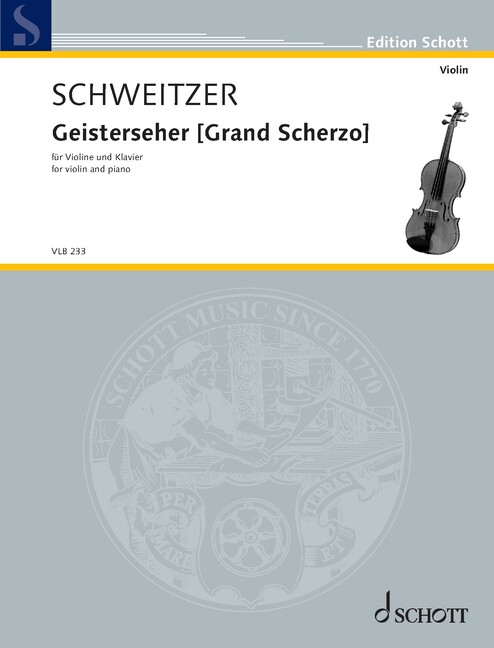 Front Cover Image Geisterseher (Grand Scherzo) für Violine und Klavier (2020)