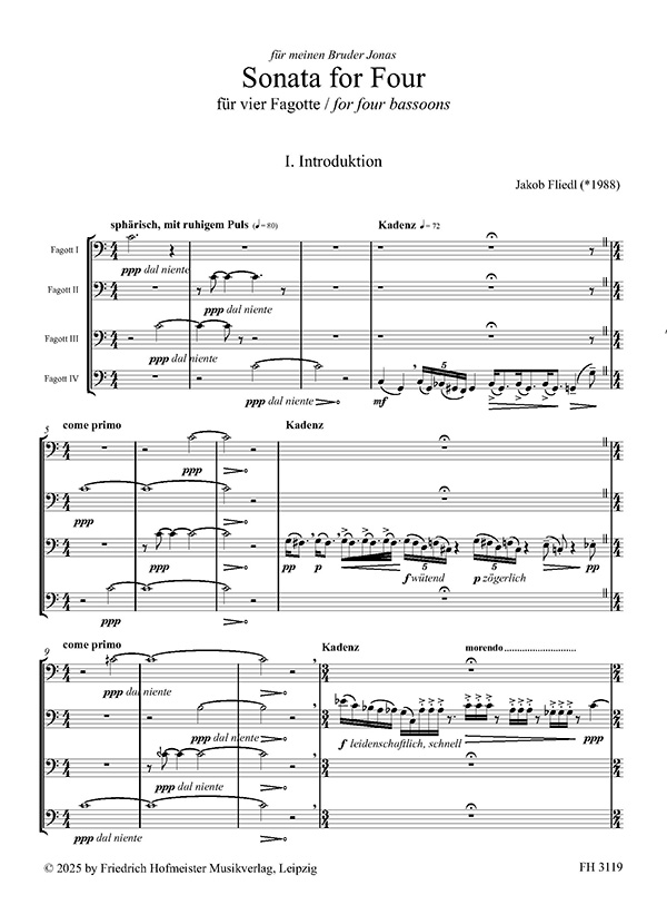 Other Cover Image Sonata for Four