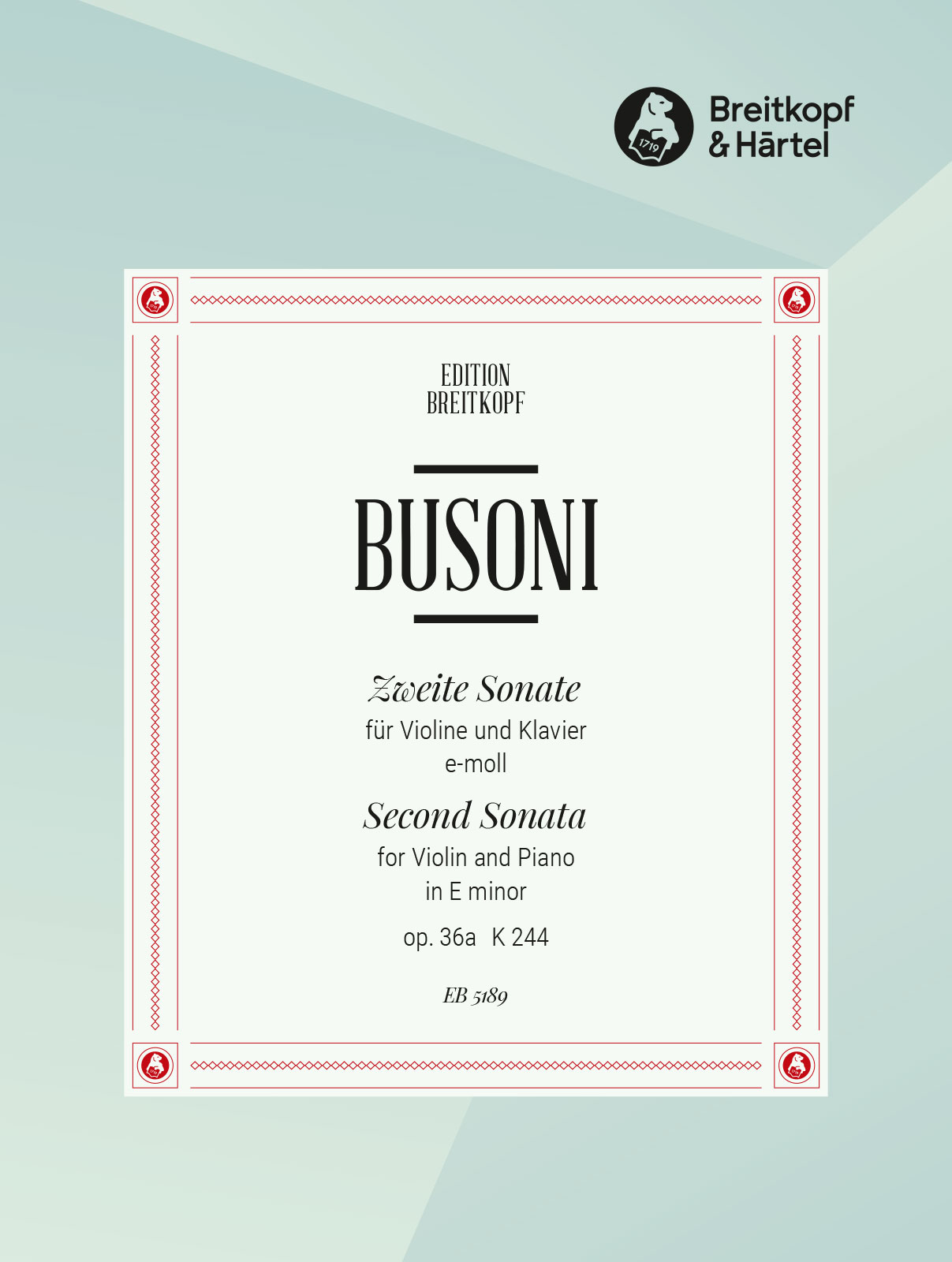 Other Cover Image Zweite Sonate e-moll op. 36a