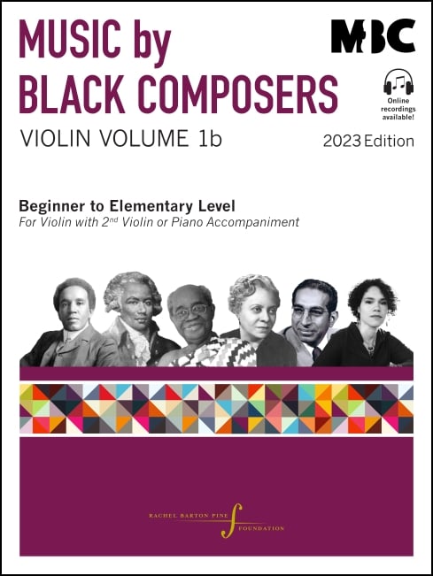 Front Cover Image Music by Black Composers: Violin Volume 1b
