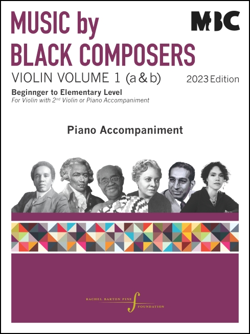 Front Cover Image Music by Black Composers: Violin Volume 1a&b (Piano Accompaniment)