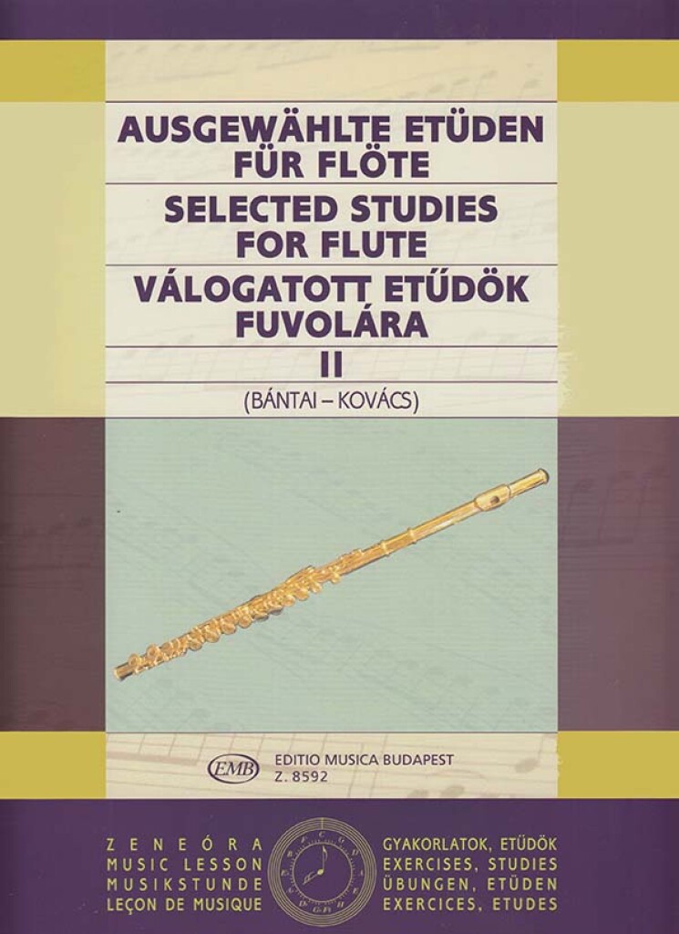 Front Cover Image Ausgewählte Etüden für Flöte 2