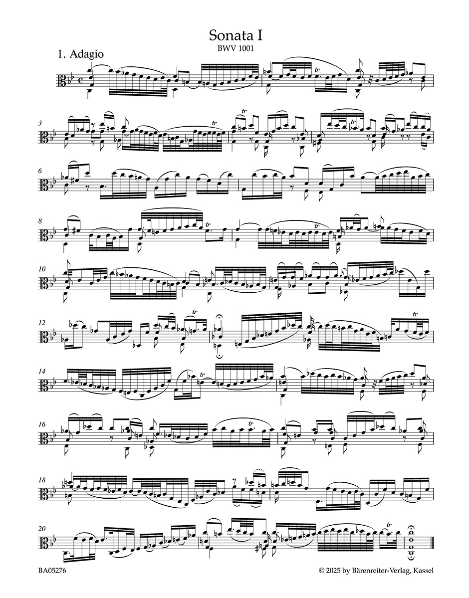 Other Cover Image Drei Sonaten und drei Partiten für Violine solo BWV 1001-1006