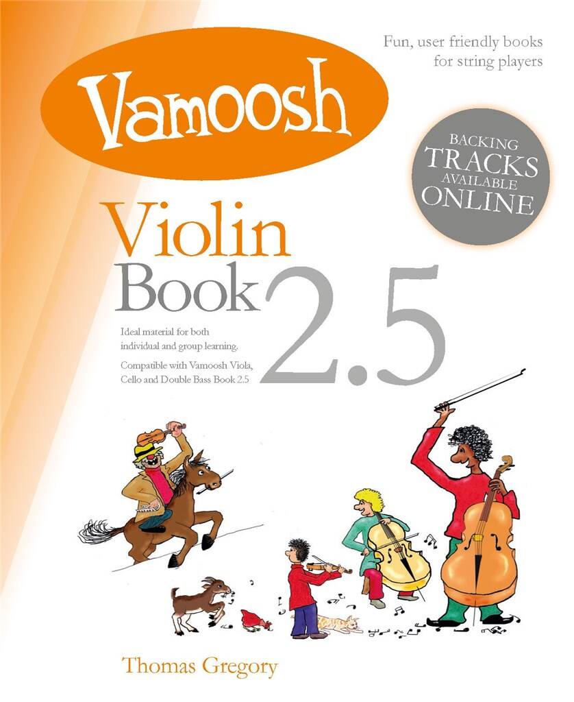 Front Cover Image Vamoosh Violin Book 2.5