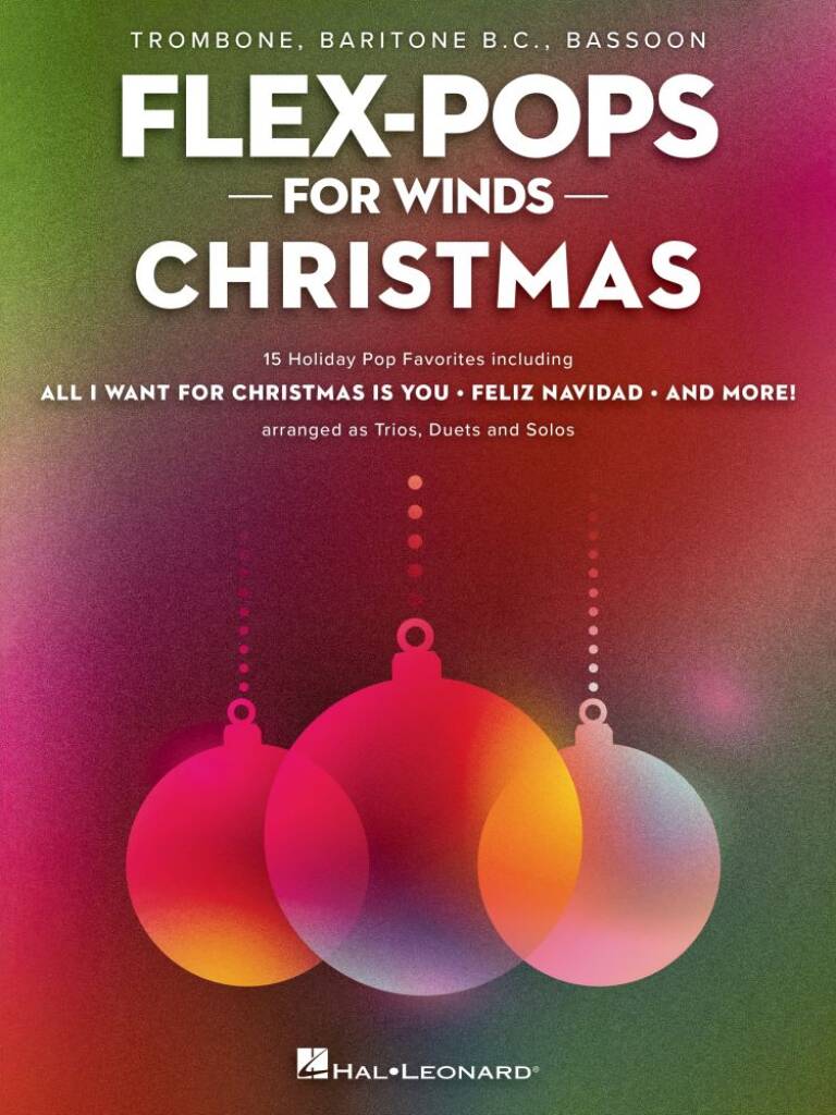 Front Cover Image Flex-Pops for Winds – Christmas Trombone/Baritone/Bassoon