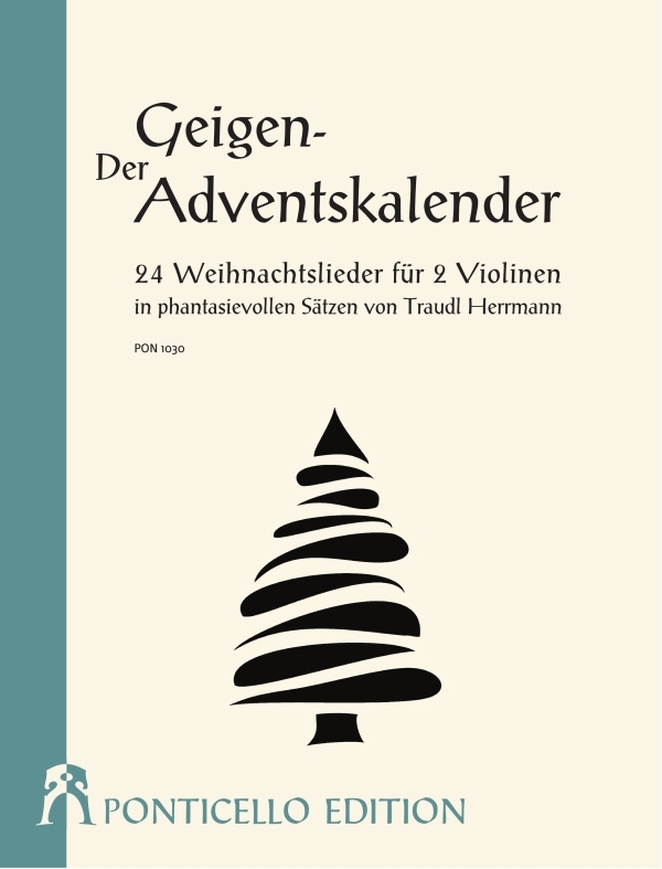 Front Cover Image Der Geigen-Adventskalender für 2 Geigen