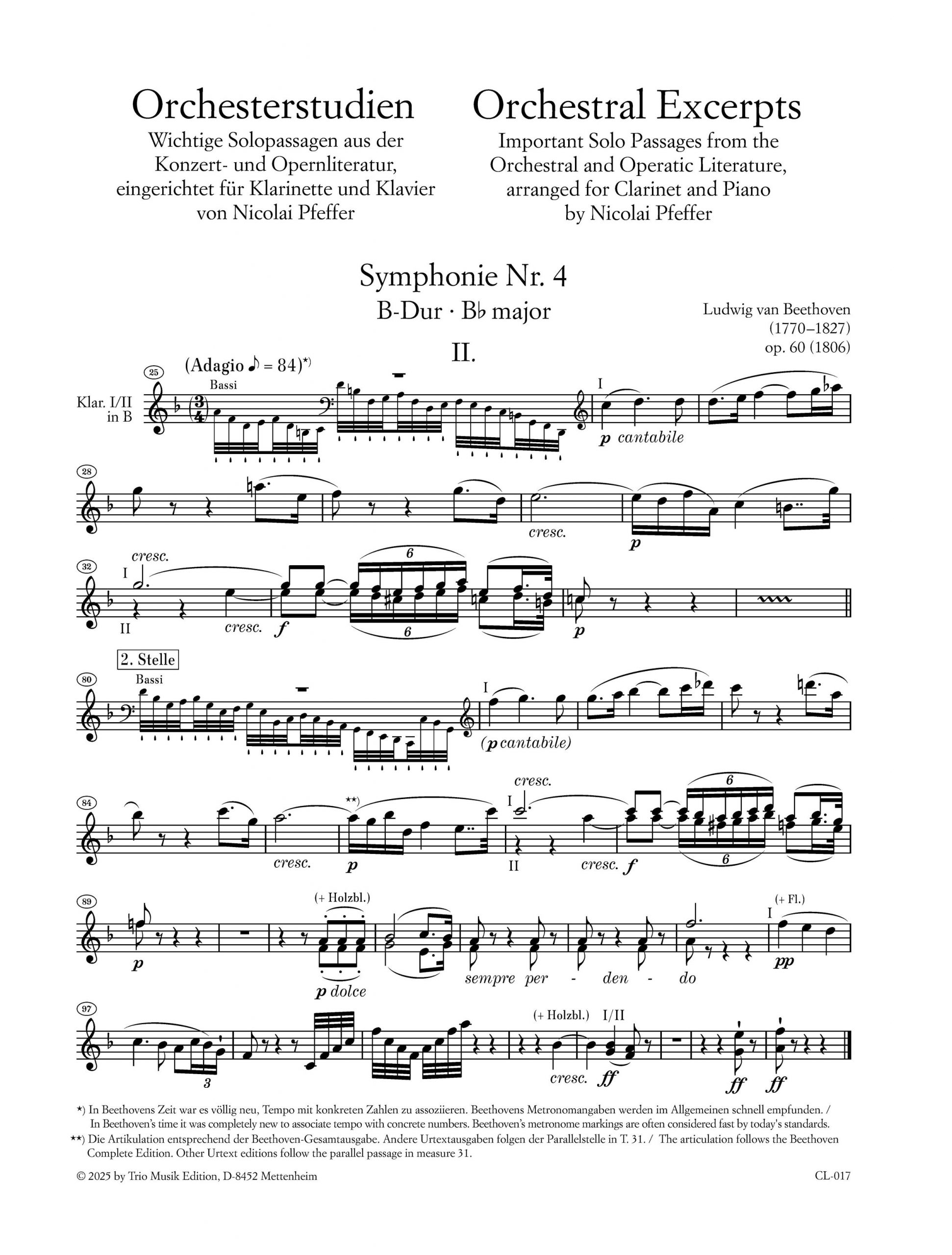 Other Cover Image Orchesterstudien Klarinette