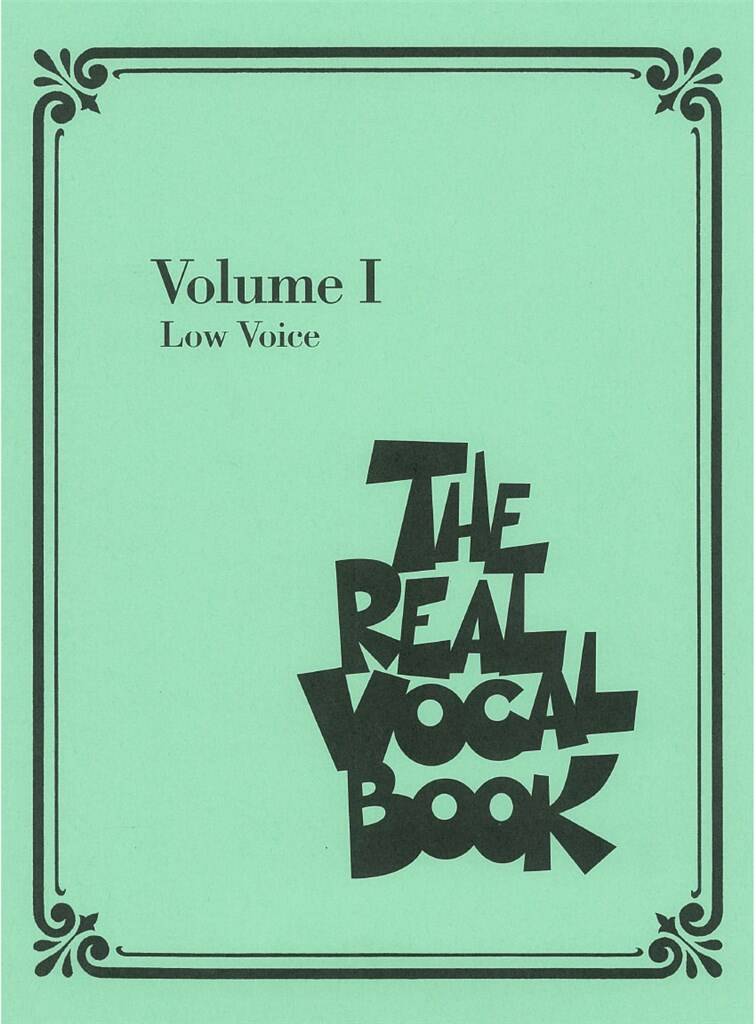 Front Cover Image The Real Vocal Book – Volume I Low Voice