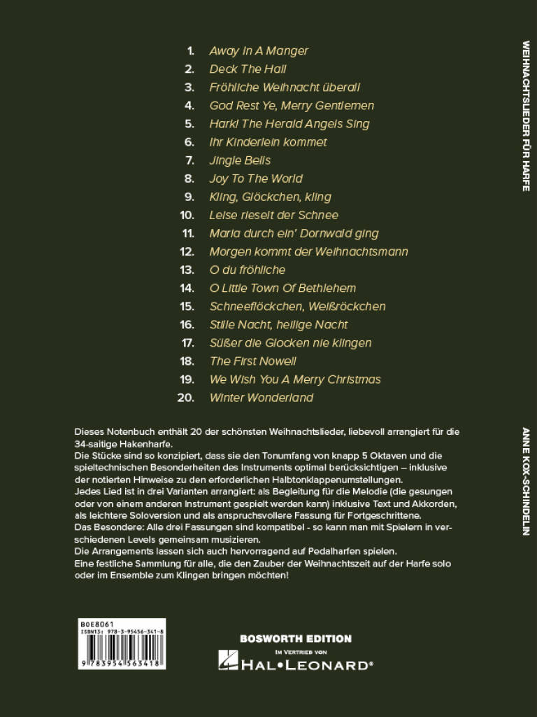 Other Cover Image Weinachtslieder für Harfe