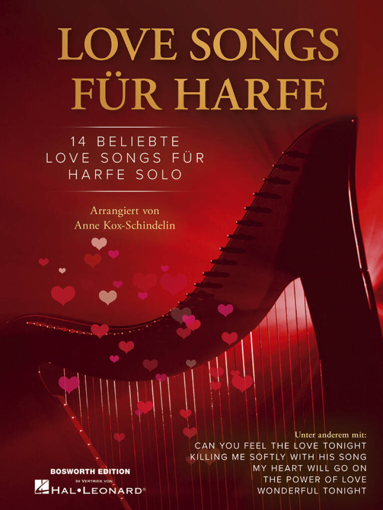 Front Cover Image Love Songs für Harfe