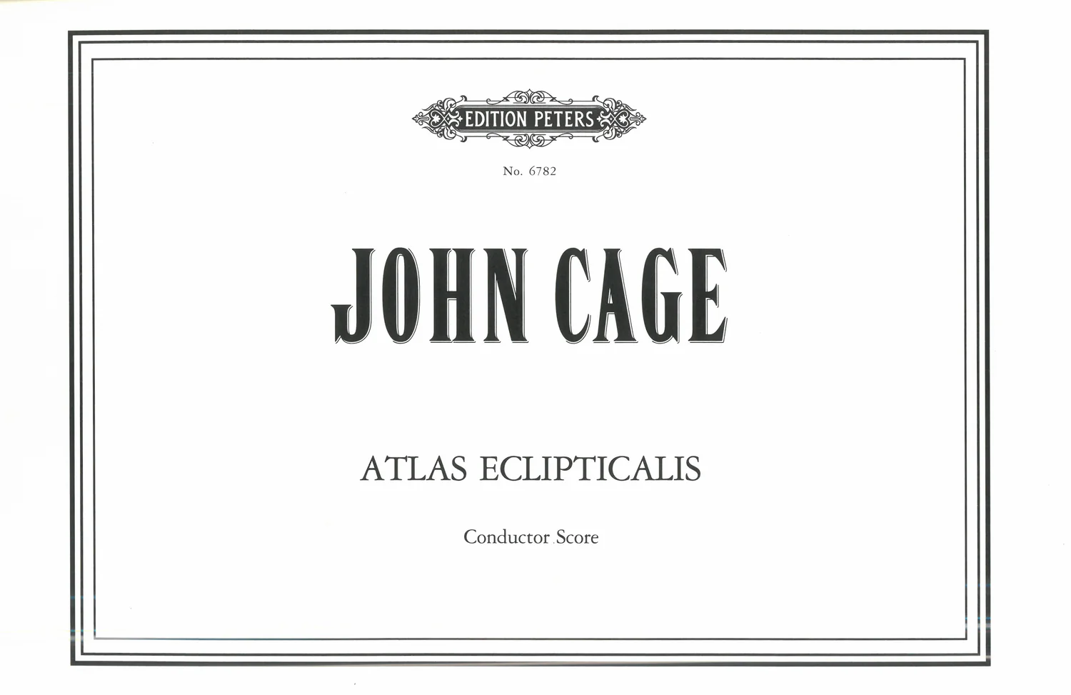 Front Cover Image Atlas Eclipticalis - conductor
