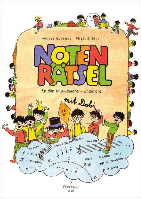 Front Cover Image Notenrätsel mit Dobi - Musiktheorie-Unterricht