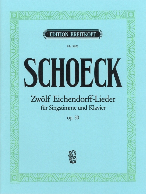 Other Cover Image 12 Eichendorff-Lieder op. 30