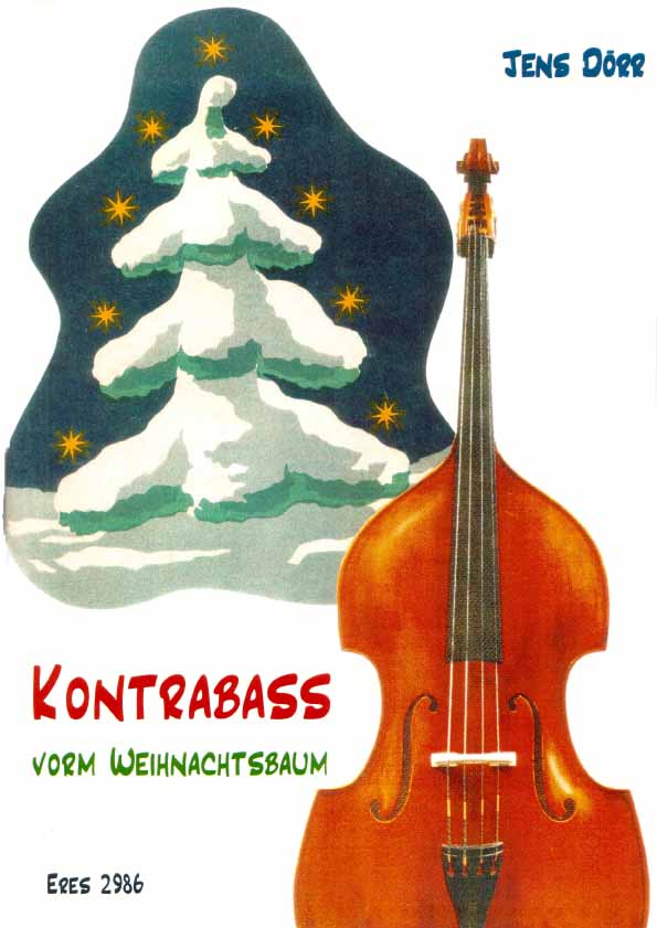 Front Cover Image Kontrabass vorm Weihnachtsbaum