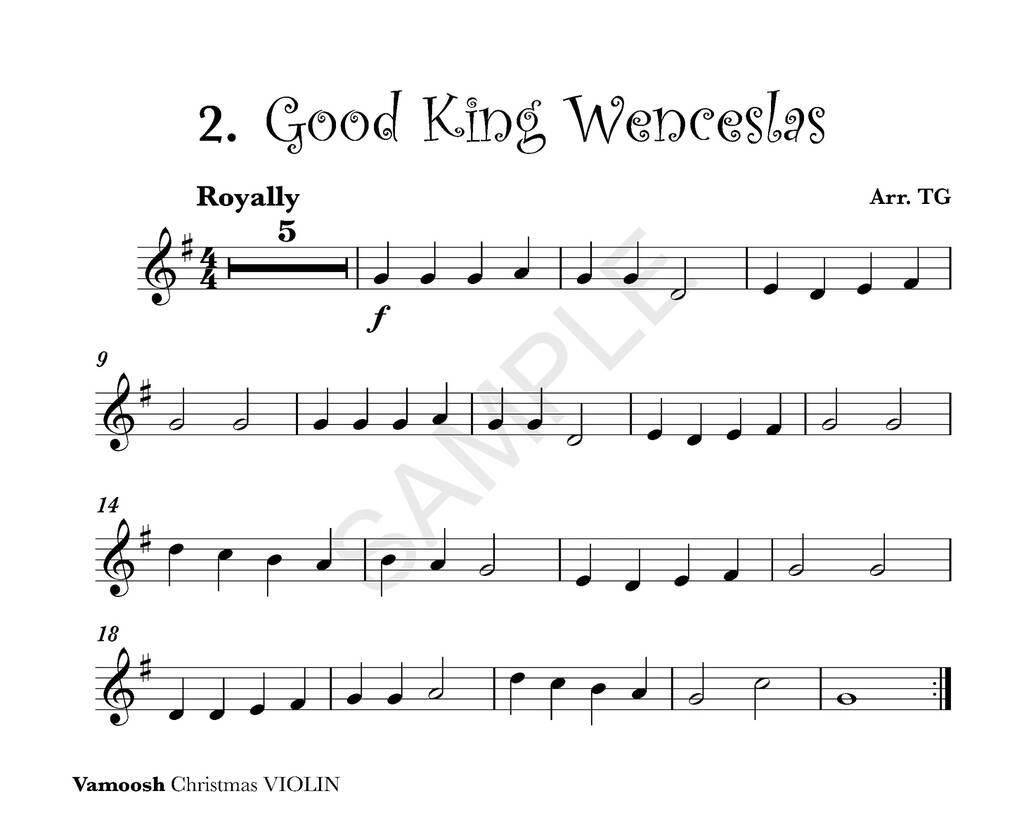 Other Cover Image Vamoosh Christmas Violin