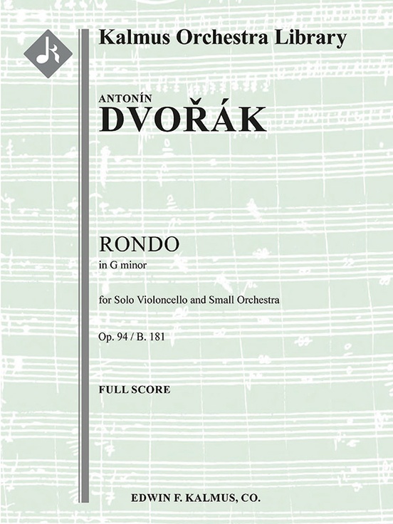 Front Cover Image Rondo für Violoncello und Orchester g-Moll op. 94