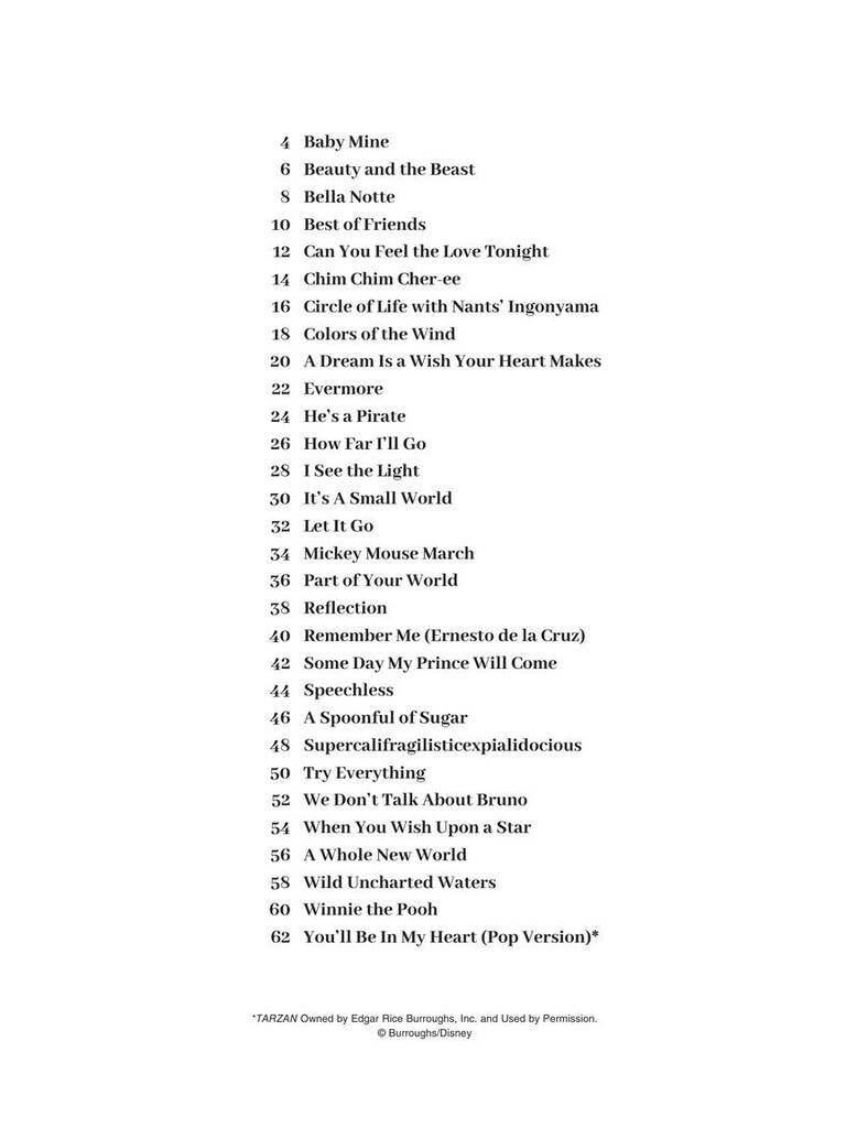 Other Cover Image Disney Songs for Violin and Cello Duet