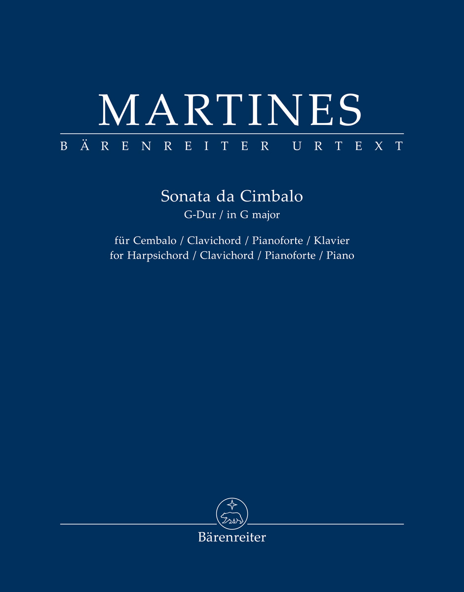 Front Cover Image Sonata da Cimbalo für Tasteninstrument G-Dur (1769)