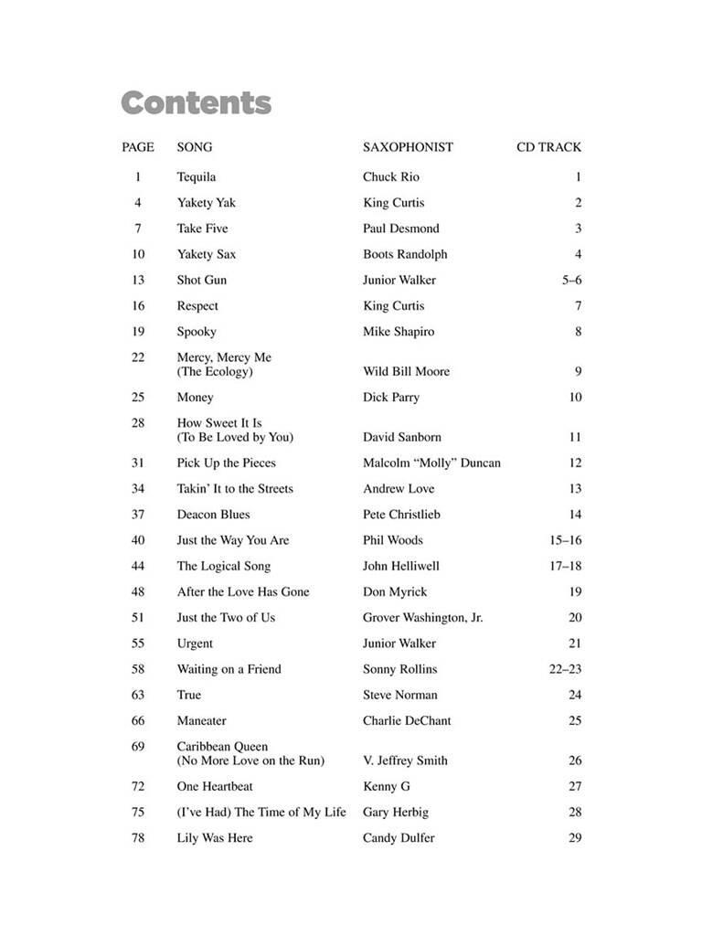 Other Cover Image 25 Great Sax Solos