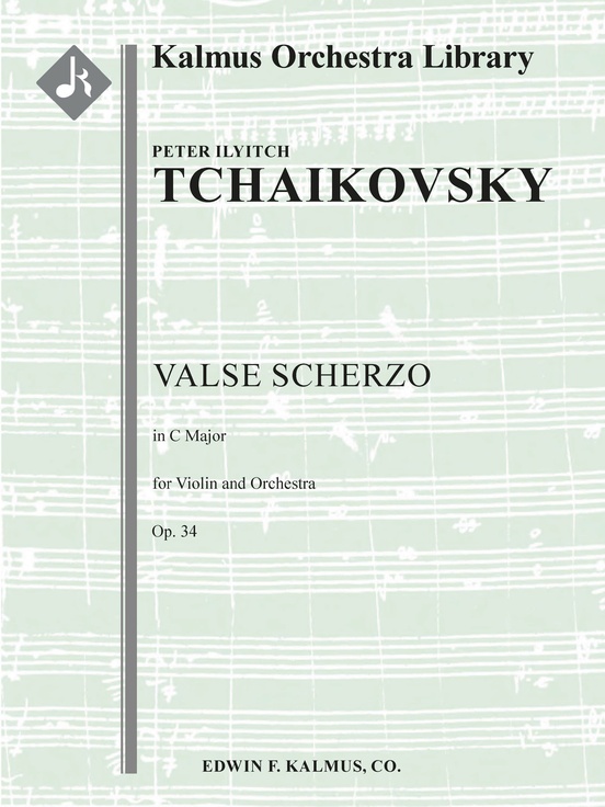 Front Cover Image Valse-Scherzo op. 34