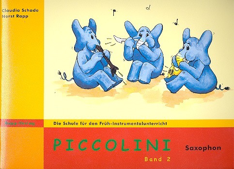 Front Cover Image Piccolini für Saxophon Band 2