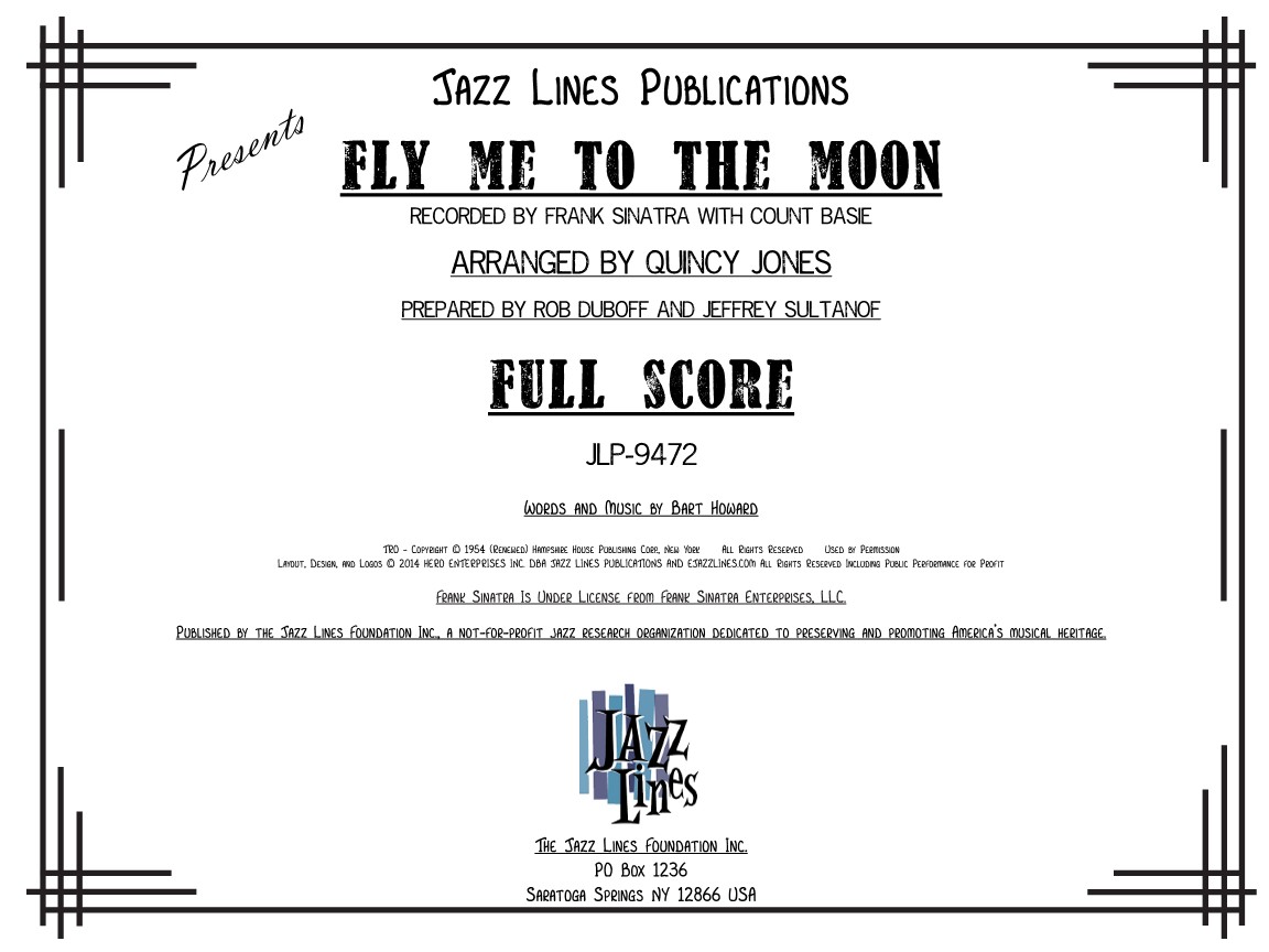 Front Cover Image Fly me to the Moon