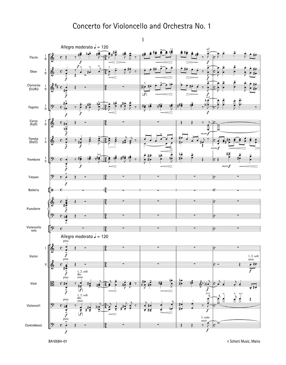 Other Cover Image Konzert für Violoncello und Orchester Nr. 1 H 196 I–III