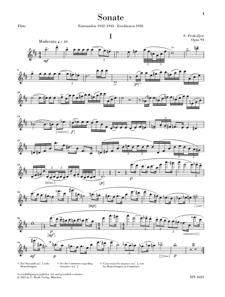 Other Cover Image Flötensonate D-dur op. 94