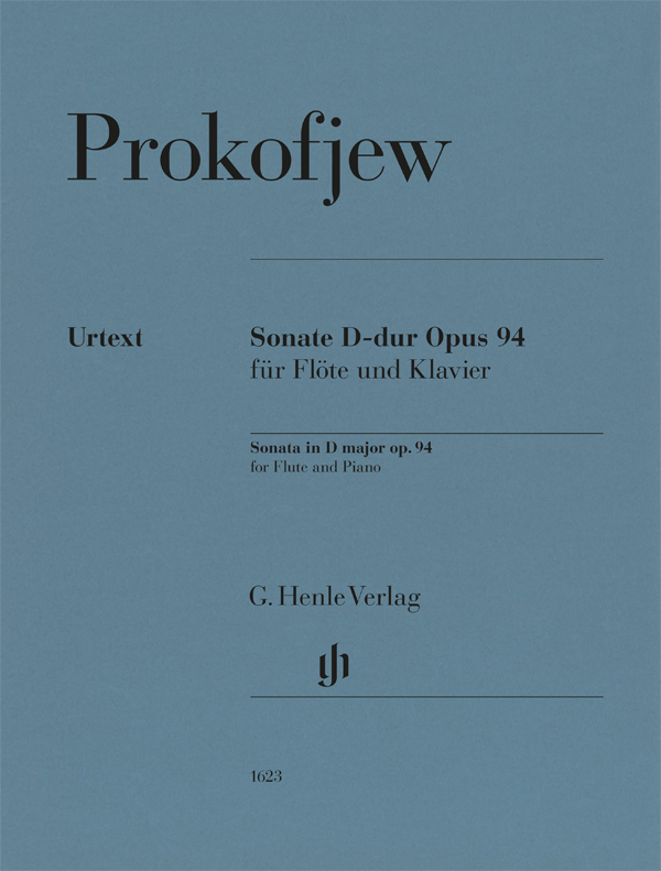 Front Cover Image Flötensonate D-dur op. 94