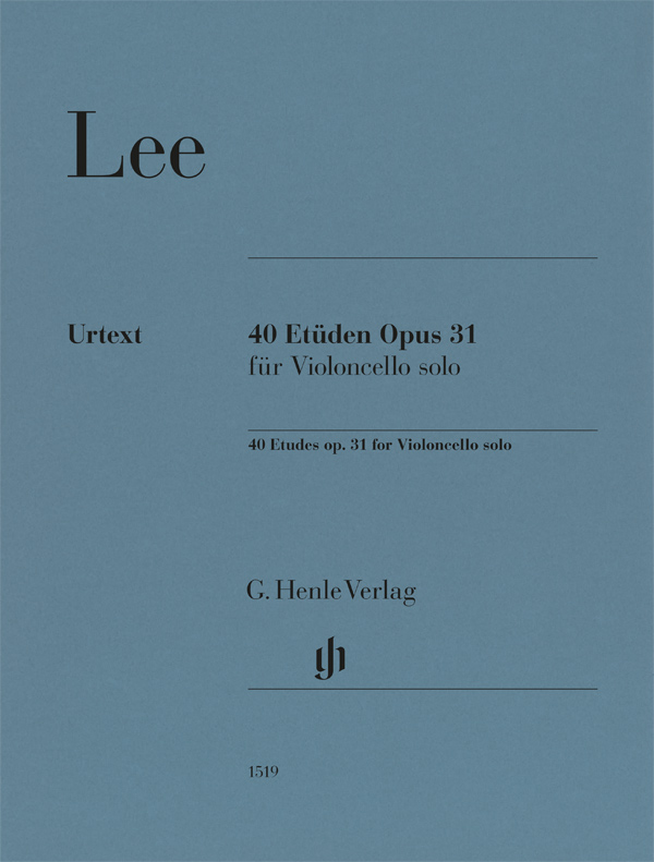 Front Cover Image 40 Etüden für Violoncello solo op. 31