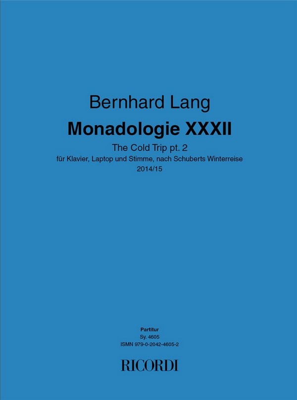 Other Cover Image Monadologie XXXII 'The Cold Trip' pt. II