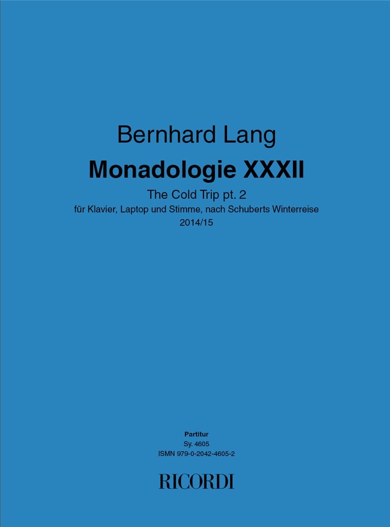 Front Cover Image Monadologie XXXII 'The Cold Trip' pt. II
