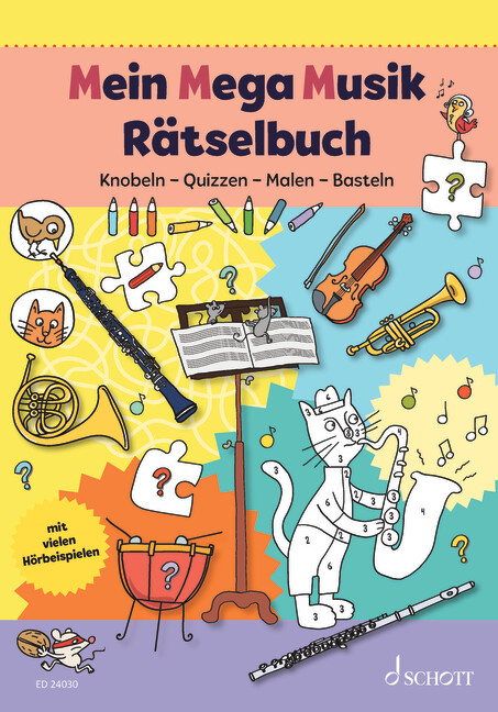 Front Cover Image Mein Mega Musik Rätselbuch