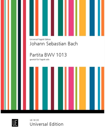 Front Cover Image Partita für Fagott d-Moll BWV 1013